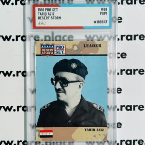 1991 Pro Set Tariq Aziz Desert Storm #68 SOC POP1