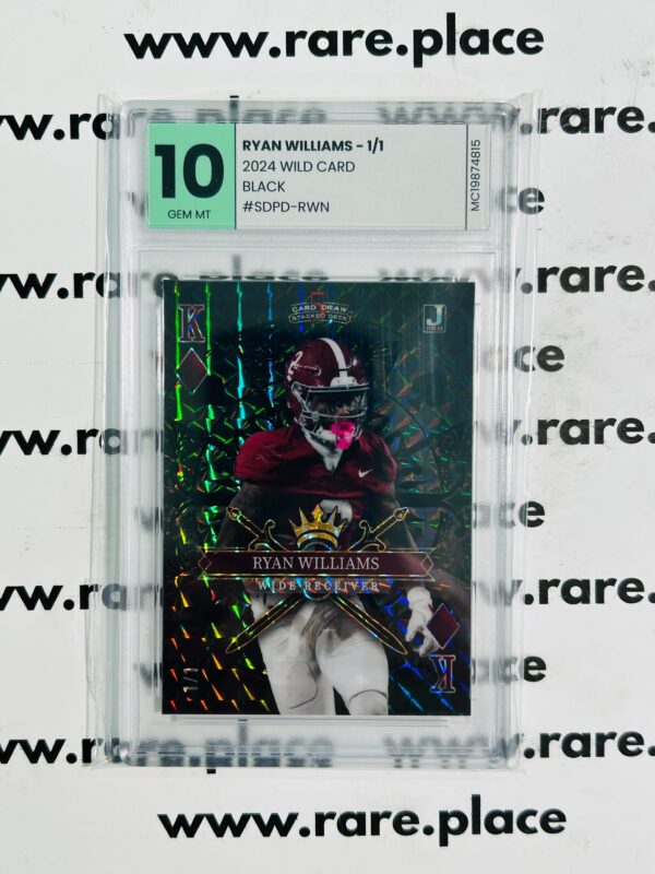 2024 Wild Card Ryan Williams 1/1 #SDPD-RWN GEM MT 10