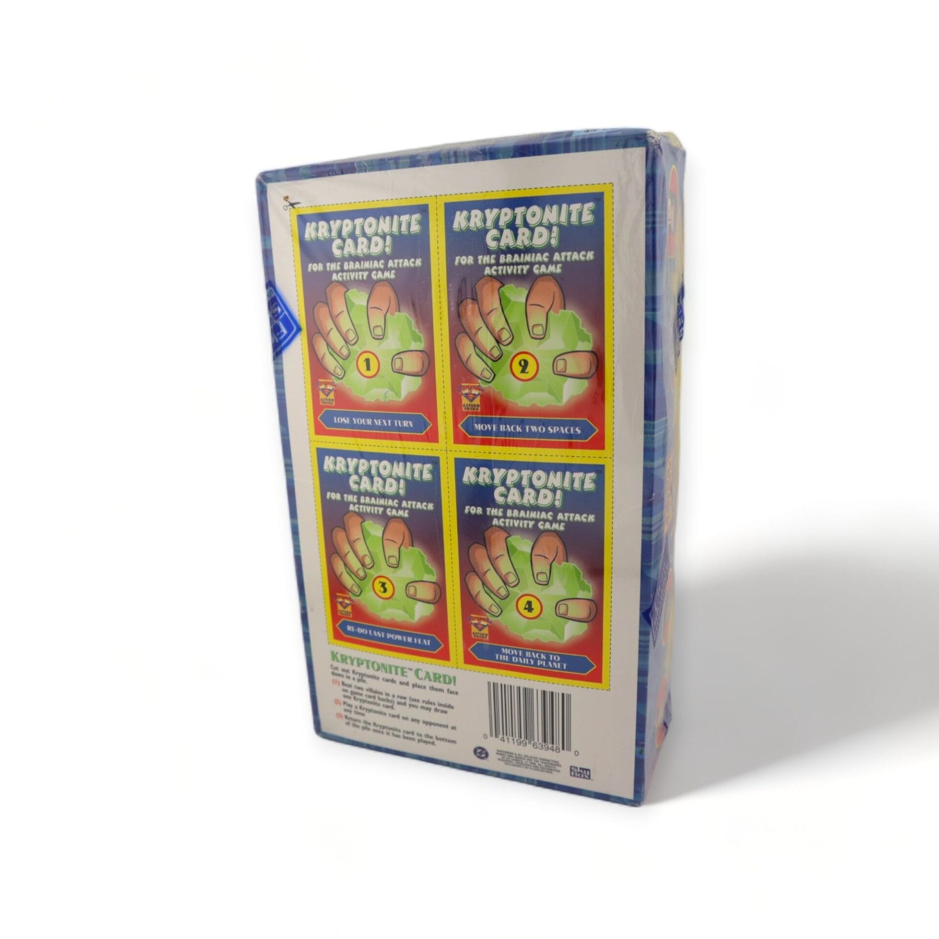 1996 Superman Action Packs Game Box 48 Packs Wax Sealed Box FLEER/SKYBOX - Image 2