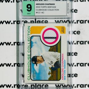 2022 Topps Heritage Aroldis Chapman Clubhouse Collection #CC-AC MINT 9