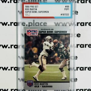 1990 Pro Set Rod Martin Super Bowl Supermen #99 SOC POP1