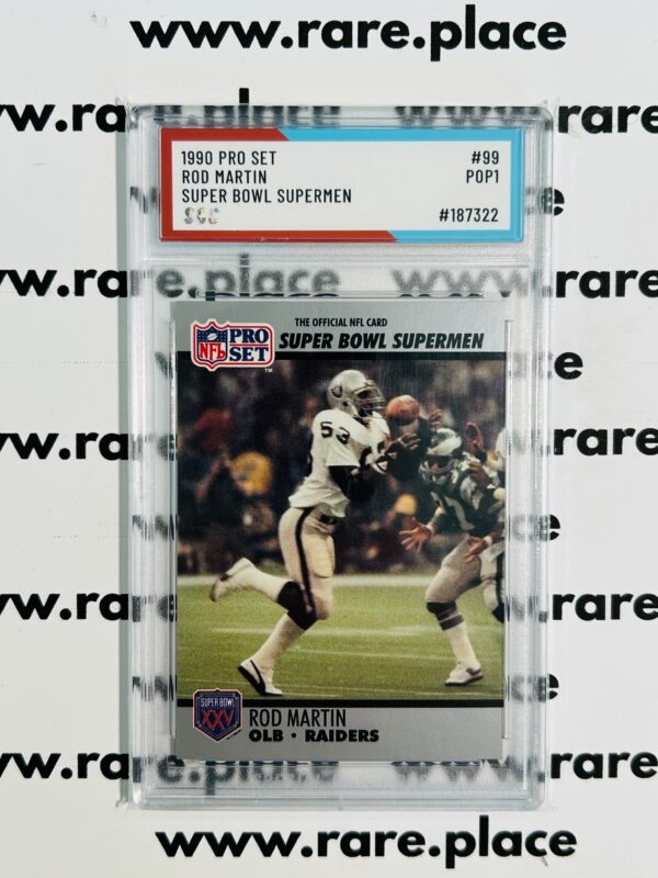 1990 Pro Set Rod Martin Super Bowl Supermen #99 SOC POP1