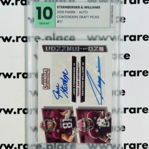 2019 Panini - Auto Sternberger & Williams Contenders Draft Picks #17 GEM MT 10
