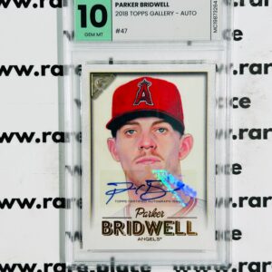 2018 Topps Gallery - Auto Parker Bridwell #47 GEM MT 10