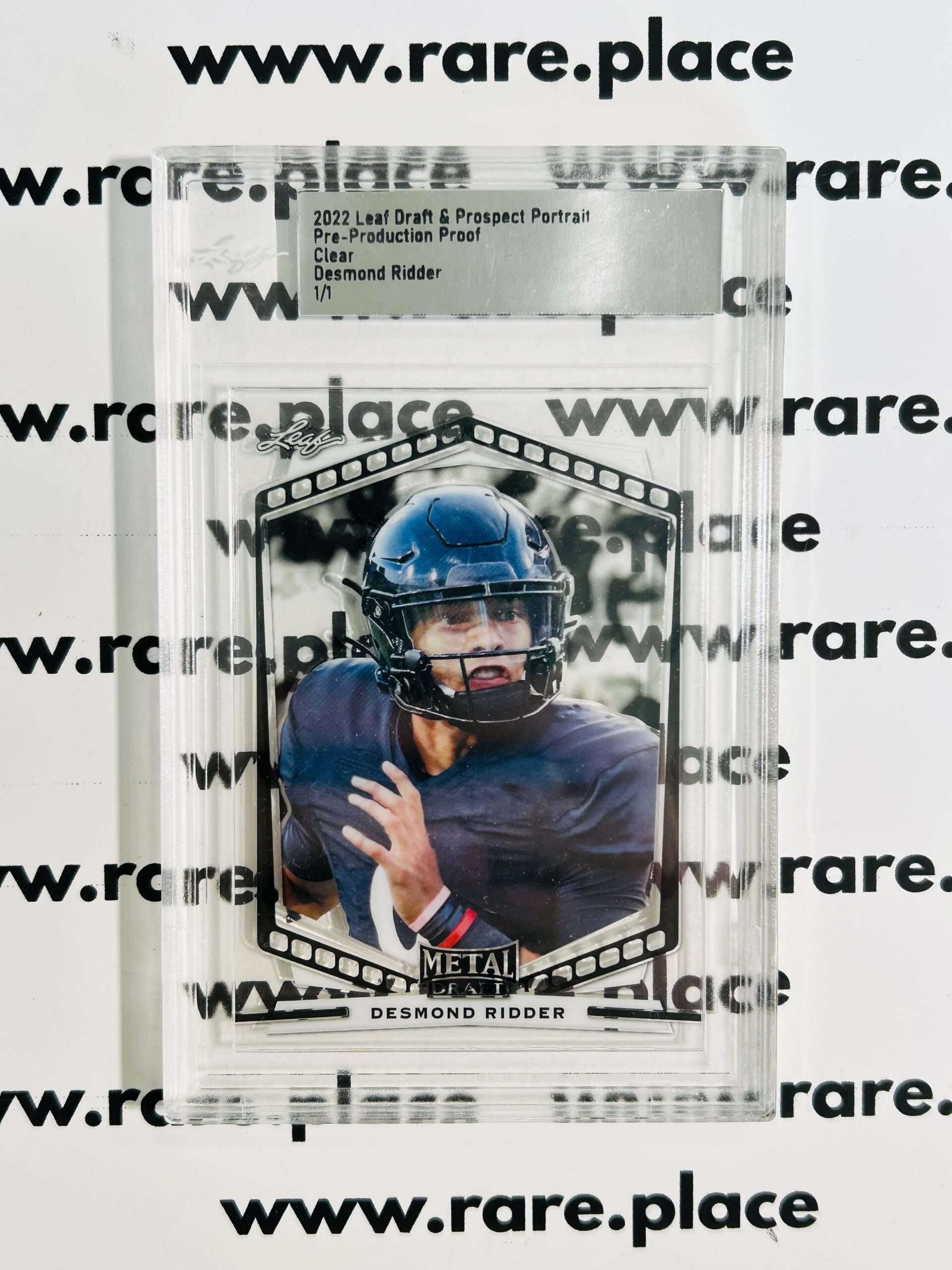 2022 Leaf Metal Desmond Ridder 1/1 Pre-Production Proof