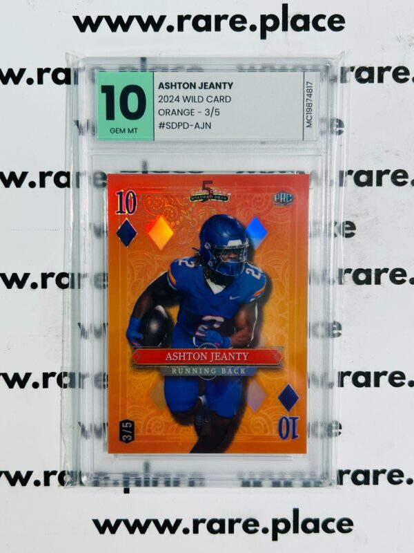 2024 Wild Card Ashton Jeanty #SDPD-AJN GEM MT 10