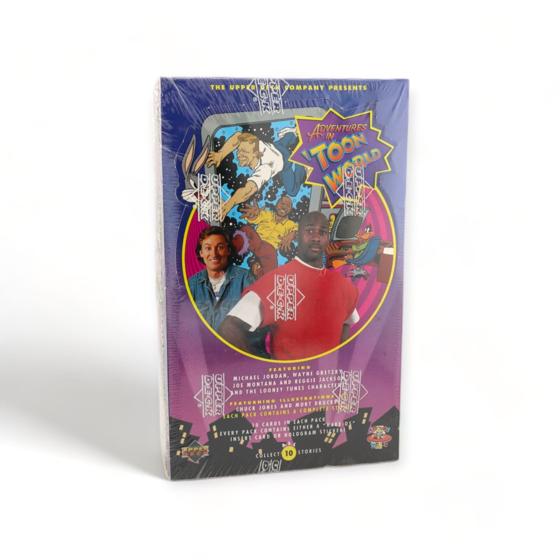 1993 Space Jam Adventures in ‘Toon World Trading Card Wax Sealed Box Michael Jordan 1993 UPPER DECK