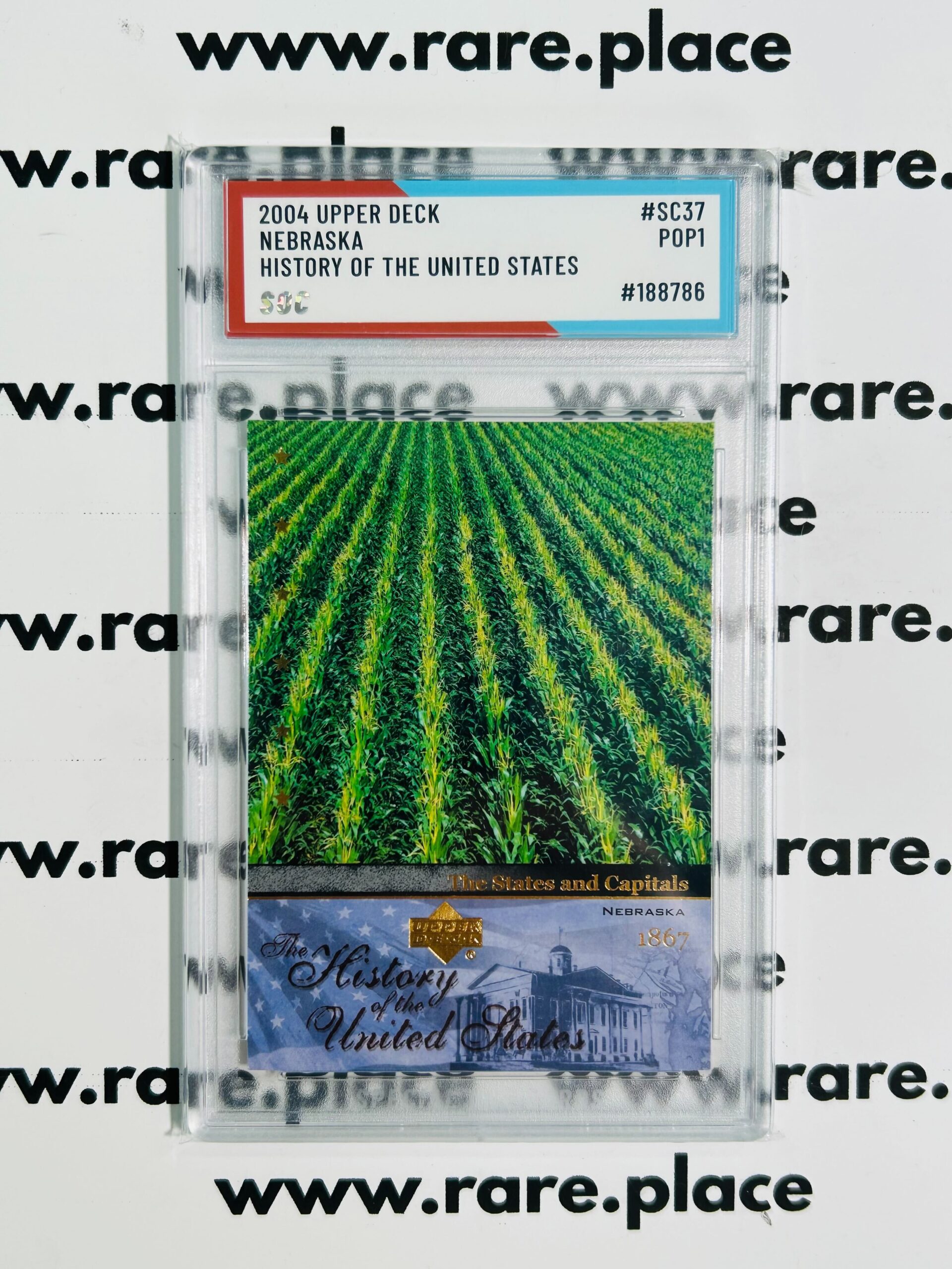 2004 Upper Deck Nebraska History Of The United States #SC37 SOC POP1