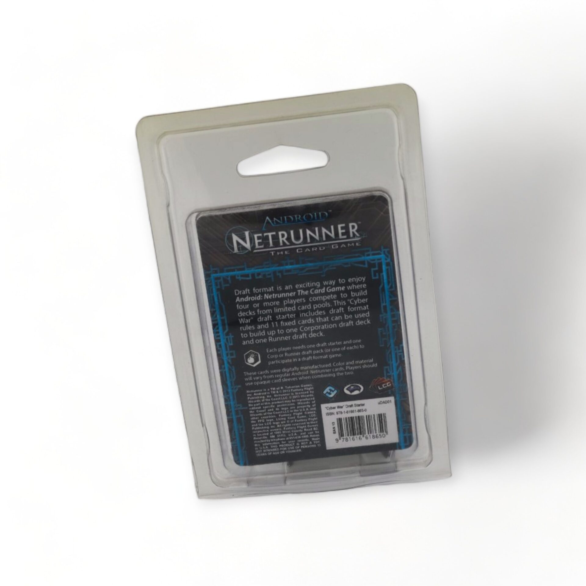 2013 Android Netrunner Cyber War Draft Starter Card FFG Wax Sealed Box - Image 2