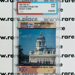1991 Pro Set Greenwich Mean Time Desert Storm #159 SOC POP1