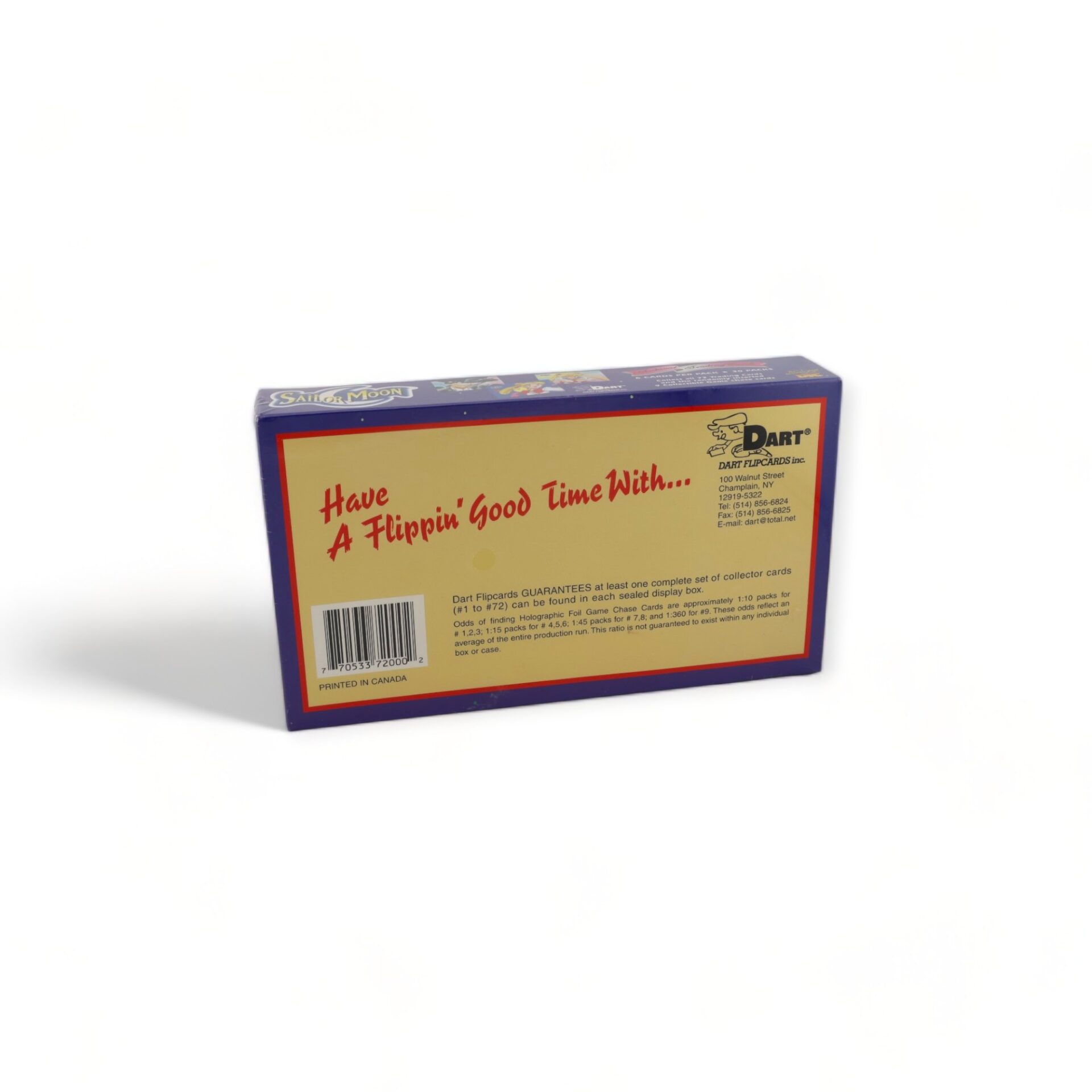 2000 Sailor Moon Archival Trading Cards Wax Box Sealed 30 Packs Animation DART - Image 2