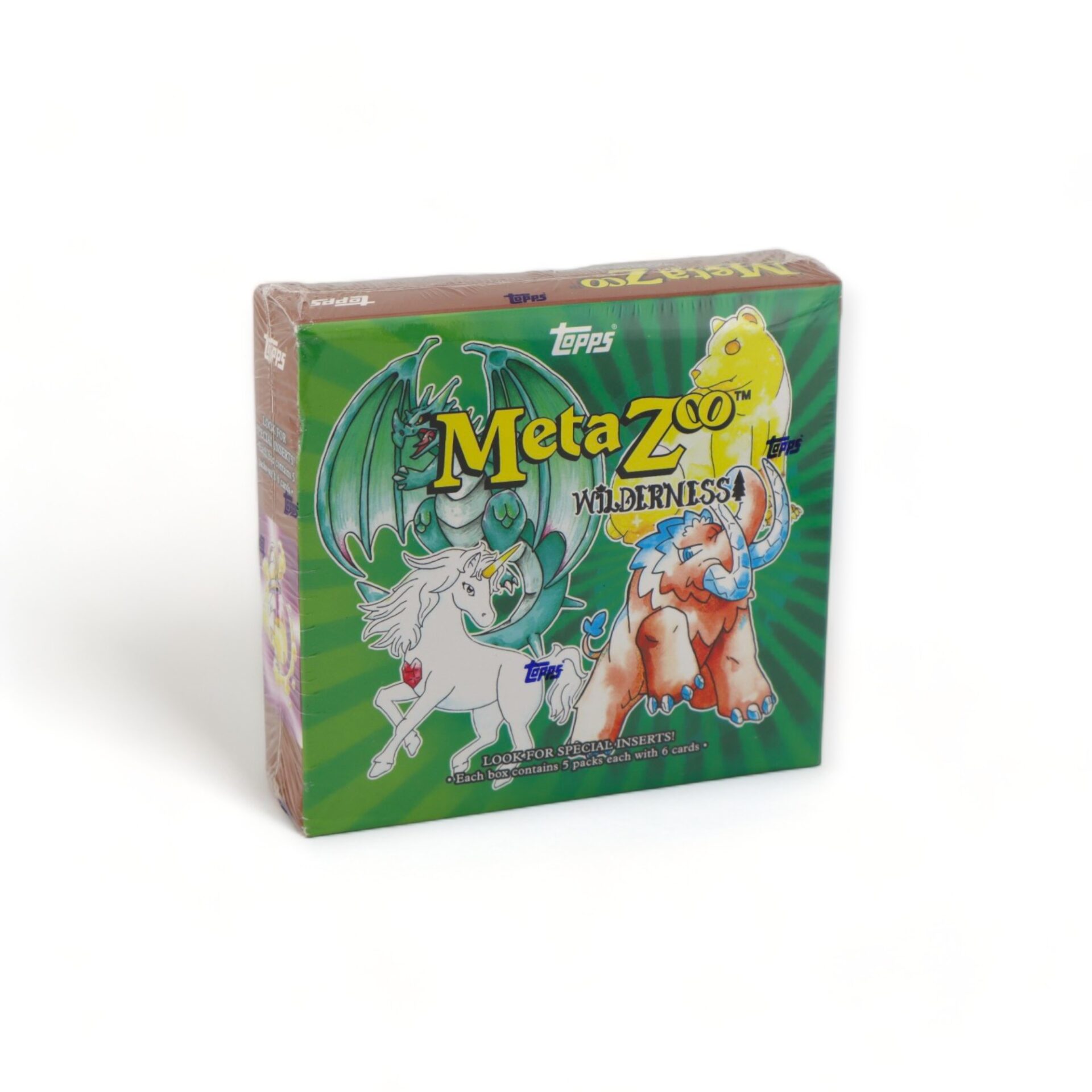2022 METAZOO Wilderness Trading Cards 4 Packs - Wax Sealed Box