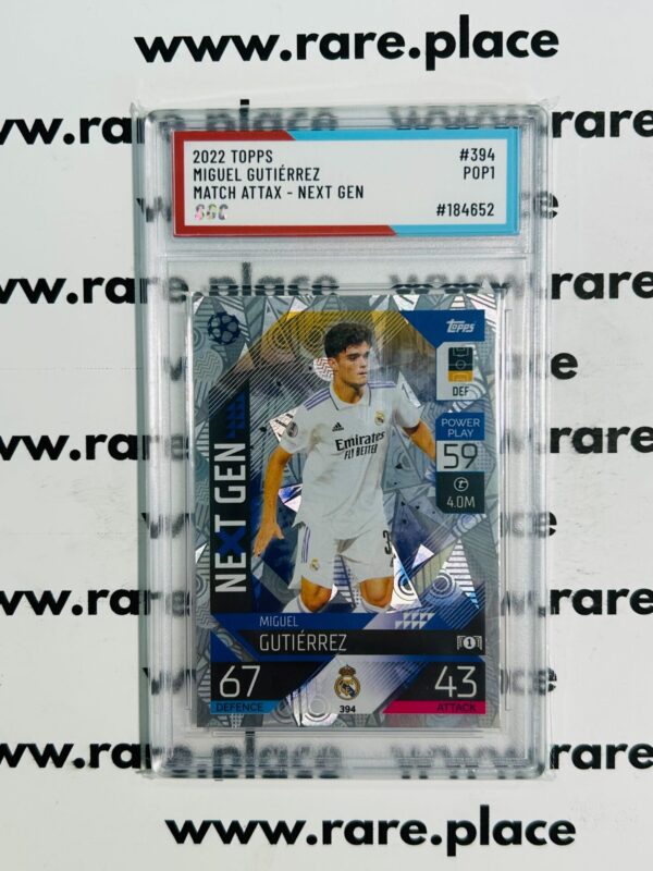 2022 Topps Miguel Gutiérrez Match Attax #394 SOC POP1