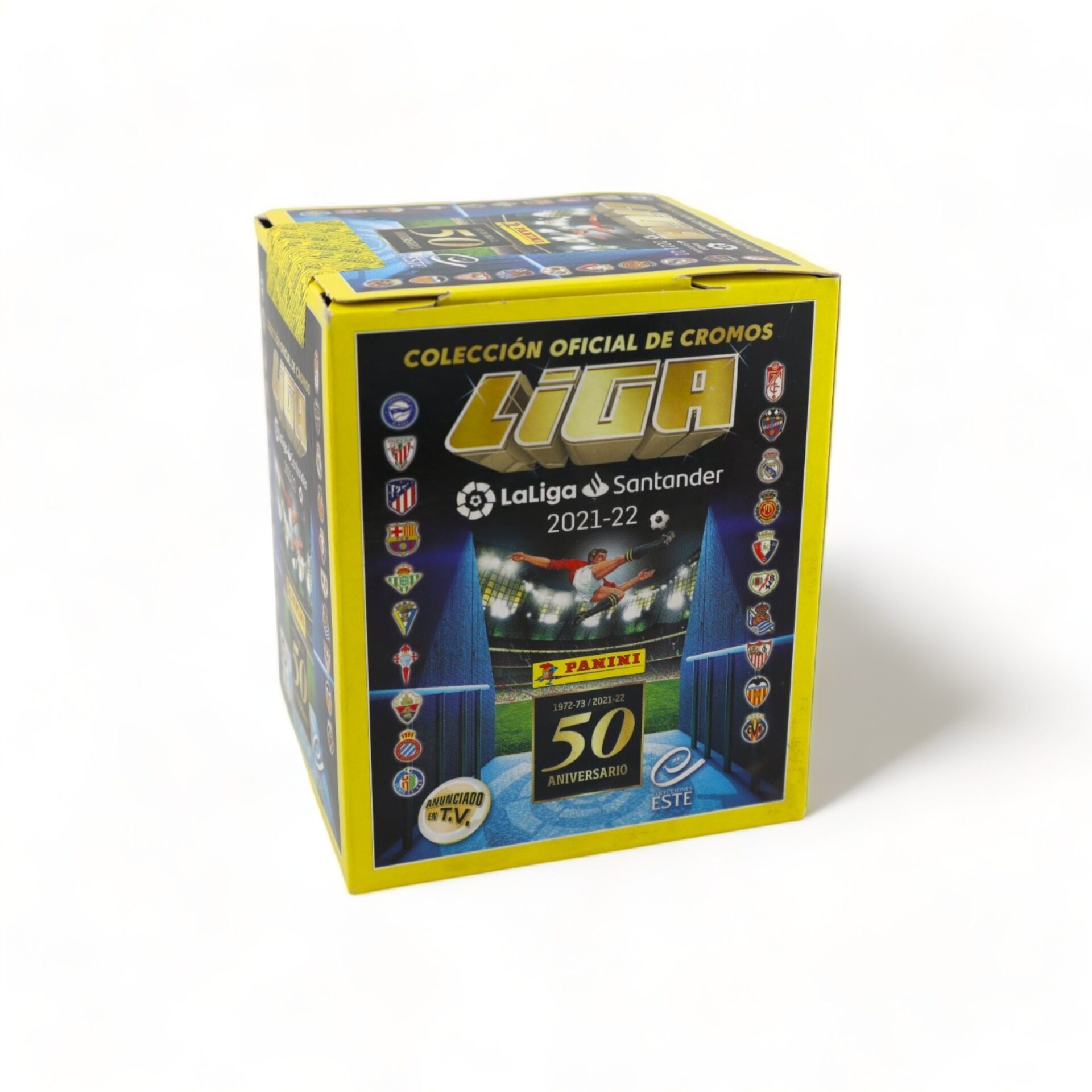 2021 La Liga Santander Coleção Oficial de Cromos 50 Aniversario Wax Sealed Box PANINI - Image 5