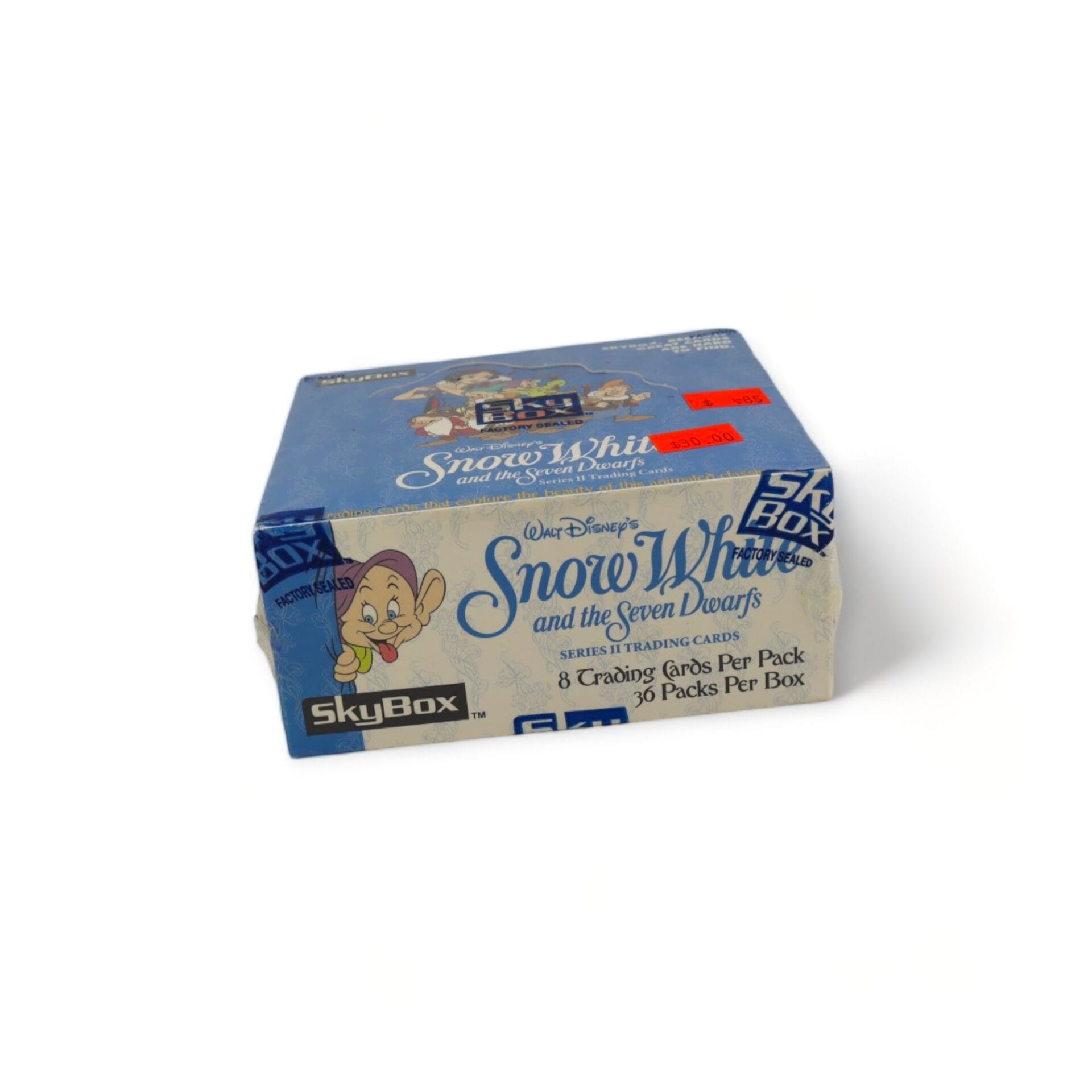 1994 Snow White And The Seven Dwarfs Cards Wax Sealed Box (36 Packs) SKYBOX - Image 2