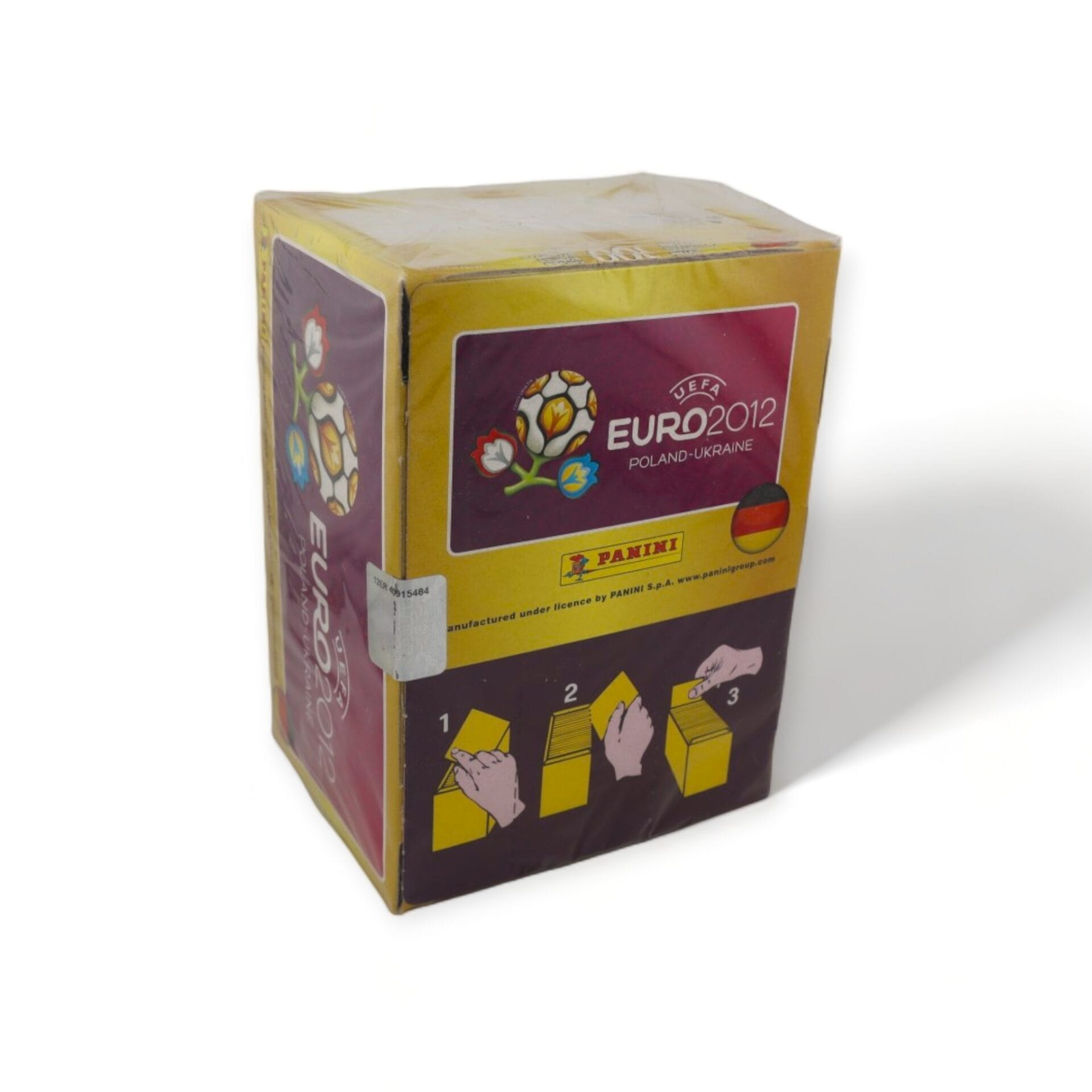 UEFA Euro 2012 Poland-Ukraine Factory-Sealed Sticker Boxes Collection - Wax Sealed Box