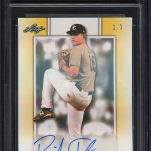 2019 LEAF #BA-RT1 REID TAYLOR PERFECT GAME NATIONAL SHOWCASE SOC POP1