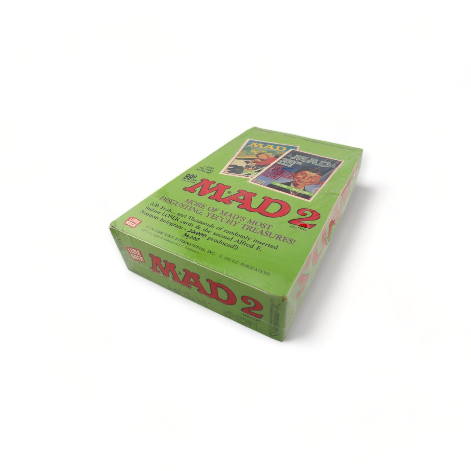 1992 Mad 2 Edition 36 Foil Packs Limited Edition Wax Sealed Box LIME ROCK - Image 3