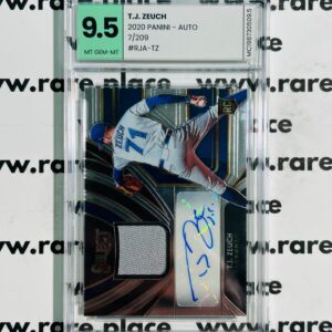 2020 Panini - Auto T.J. Zeuch #RJA-TZ MT-GEM MT 9.5