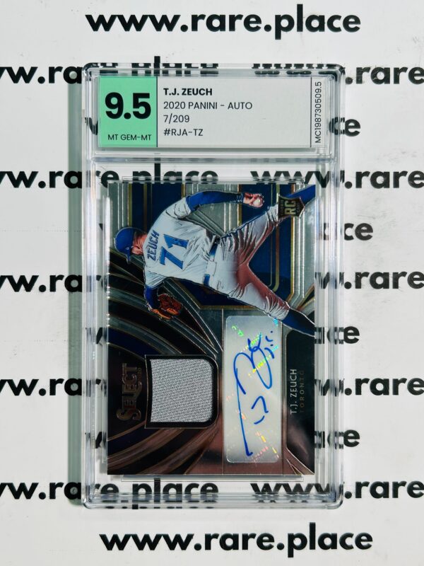 2020 Panini – Auto T.J. Zeuch #RJA-TZ MT-GEM MT 9.5