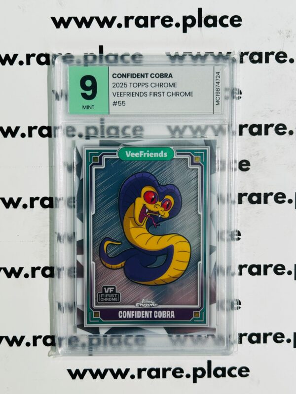 2025 Topps Chrome Confident Cobra Veefriends First Chrome #55 MINT 9