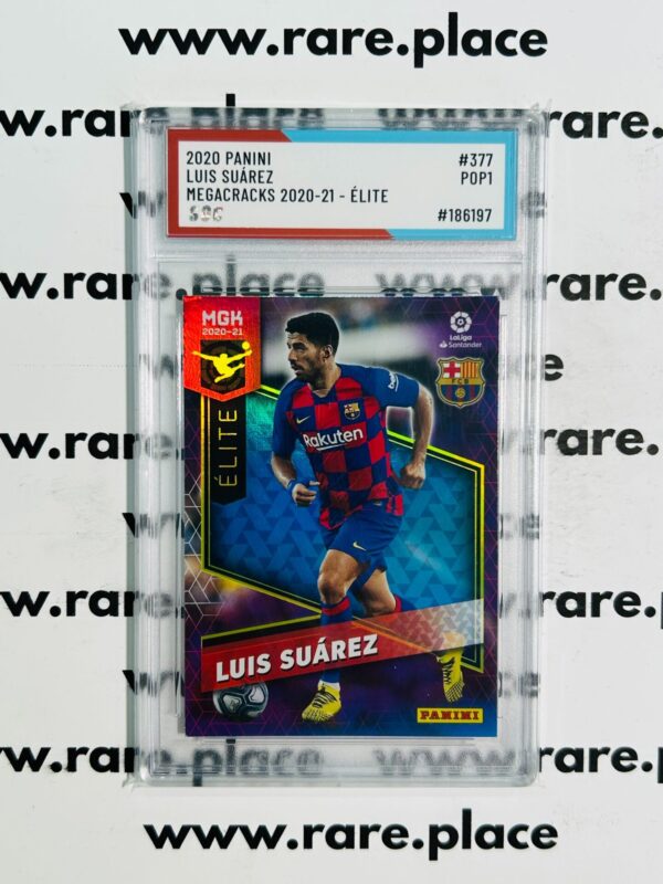 2020 Panini Luís Suaréz Megacracks 2020-21 – Élite #377 SOC POP 1