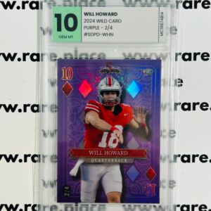 2024 Wild Card Will Howard #SDPD-WHN GEM MT 10
