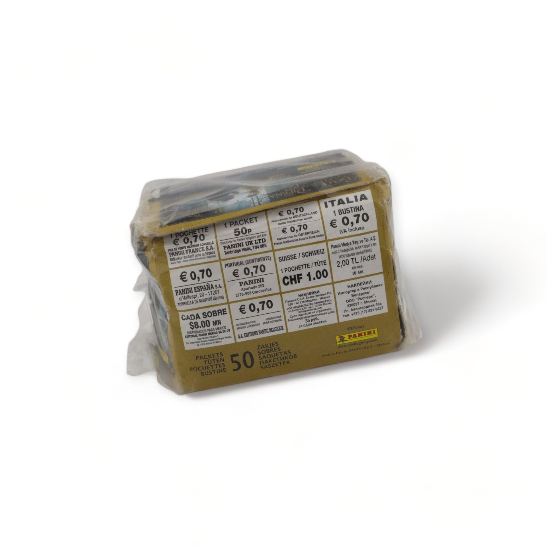 2017 Disney Beauty And The Beast Album Stickers - Wax Sealed Box PANINI - Image 3