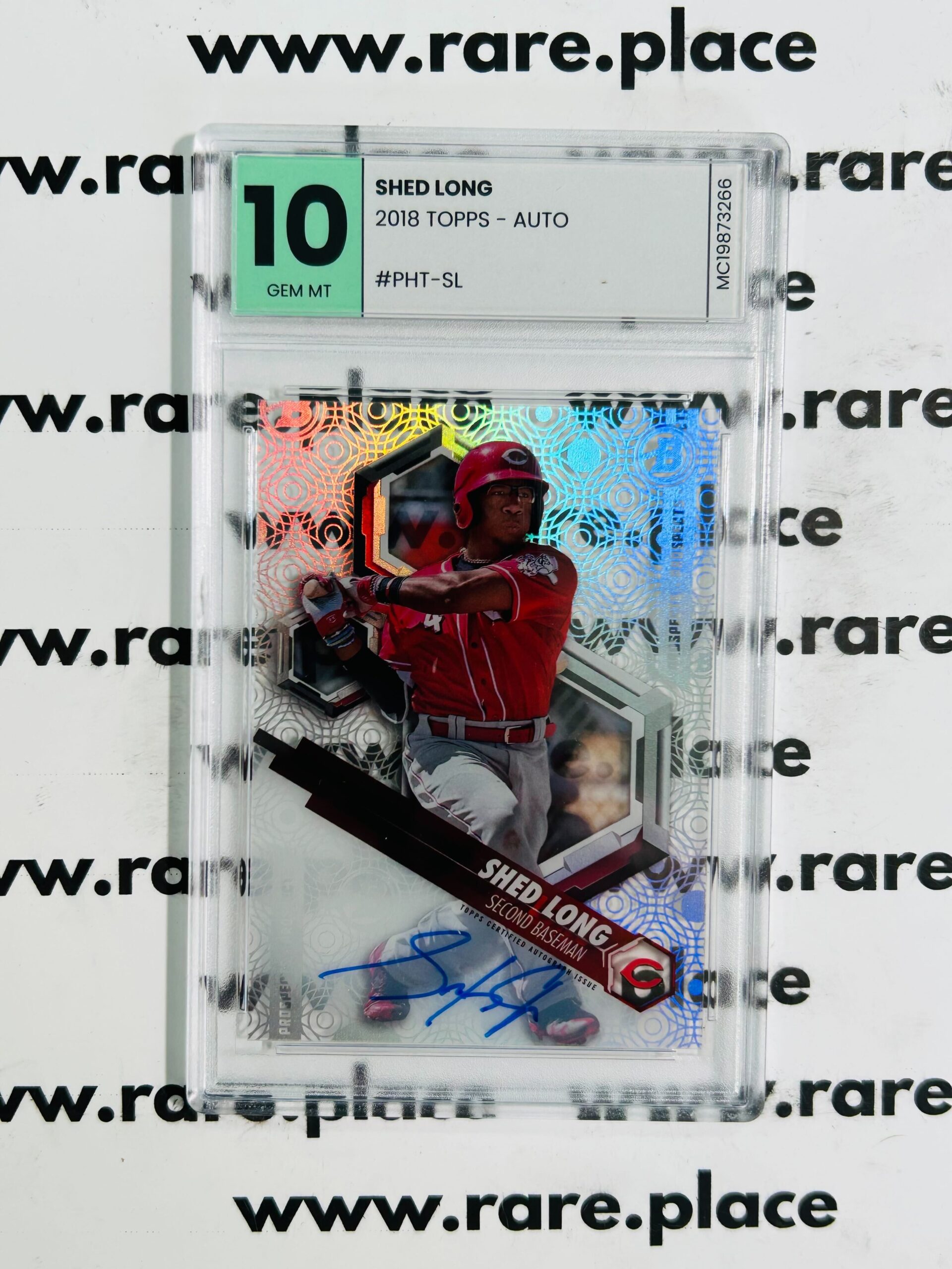2018 Topps - Auto Shed Long #PHT-SL GEM MT 10