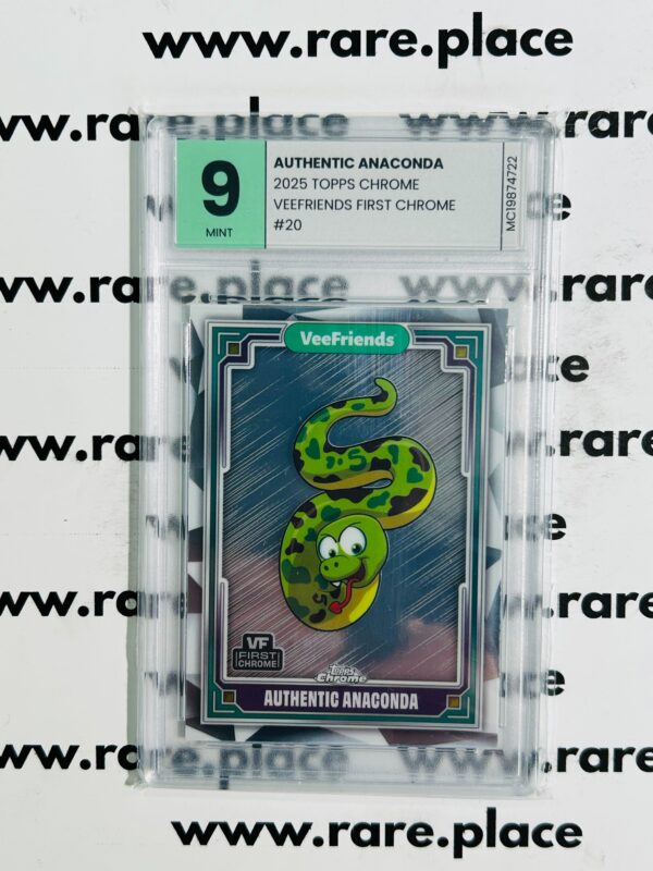 2025 Topps Chrome Authentic Anaconda Veefriends First Chrome #20 MINT 9