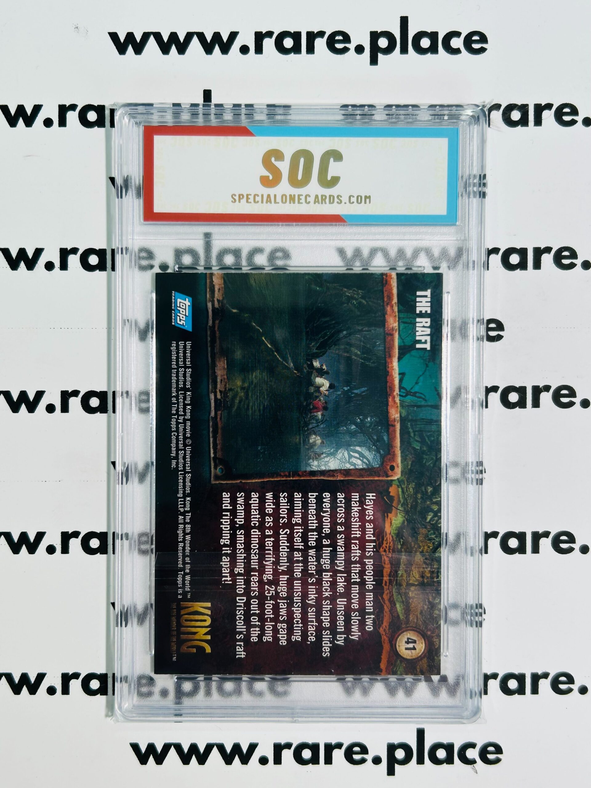 2005 Topps The Raft King Kong #41 SOC POP1 - Image 2