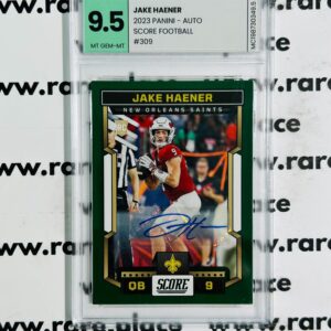 2023 Panini - Auto Jake Haener Score Football #309 MT-GEM MT 9.5