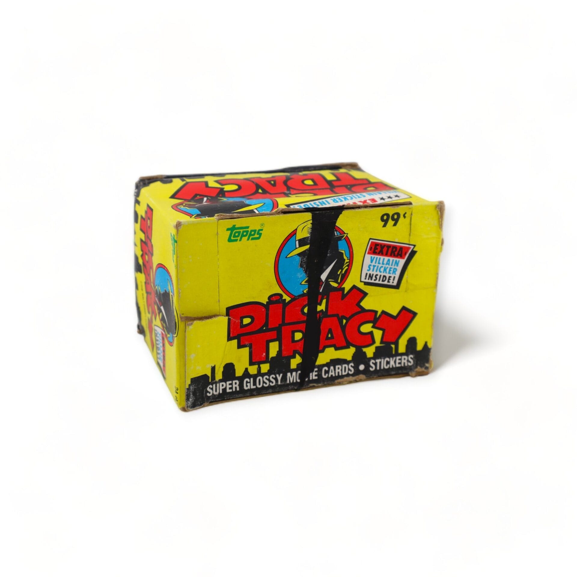 1990 Dick Tracy Super Glossy Movie Card Box (24 Packs) Wax Sealed Box TOPPS - Image 2