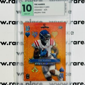 2024 Wild Card Tre Harris #SDPD-THN GEM MT 10