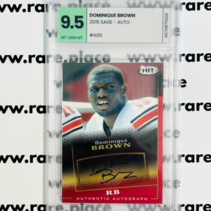 2015 Sage - Auto Dominique Brown #A60 MT-GEM MT 9.5