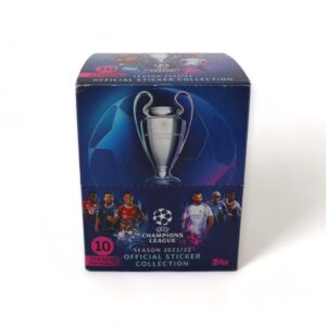 Uefa Champions League 2021-2022 Box 50 Packets Stickers Topps - Wax Sealed Box