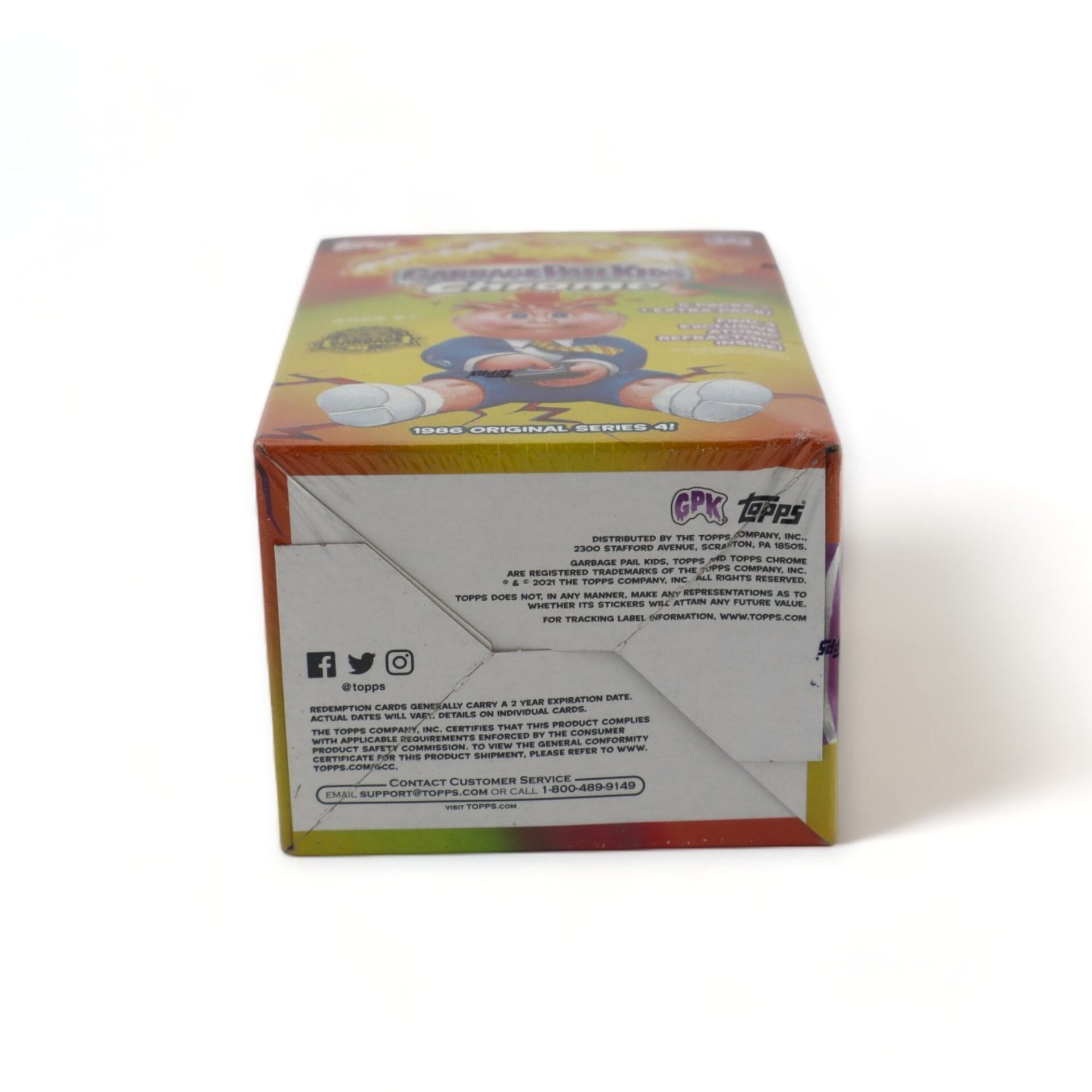 1986 Garbage Pail Kids Chrome Original Series 4 Wax Sealed Box TOPPS - Image 4