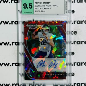 2021 Panini Prizm - Auto Peyton Ramsey #DPA-PRA MT-GEM MT 9.5