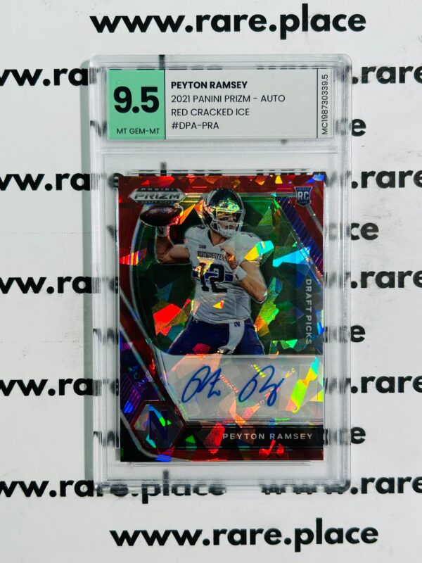 2021 Panini Prizm - Auto Peyton Ramsey #DPA-PRA MT-GEM MT 9.5