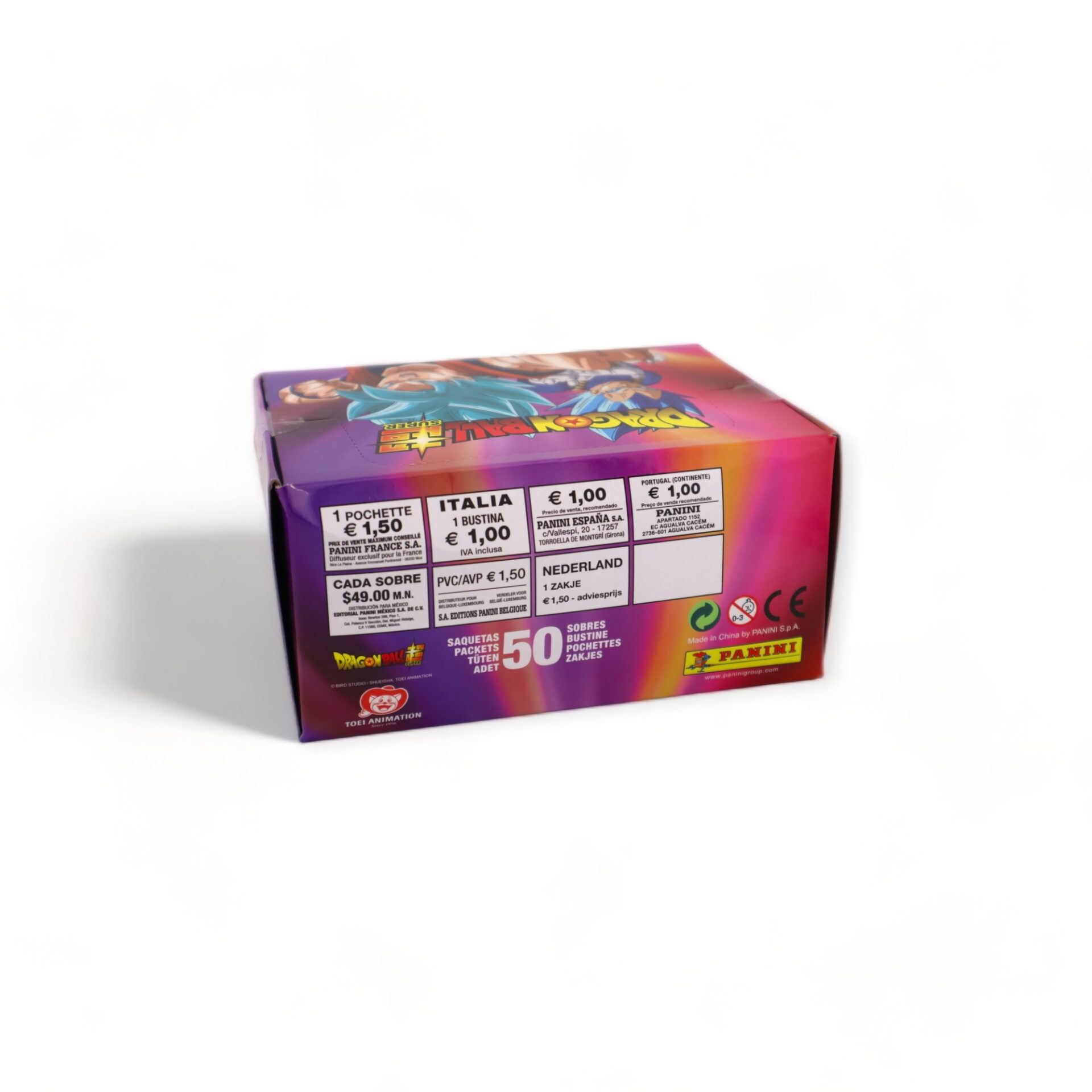 Dragon Ball Super Universe Survival 50 Packs Wax Sealed Box PANINI - Image 3