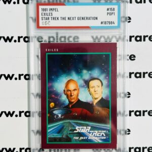 1991 Impel Exiles Star Trek The Next Generation #158 SOC POP1