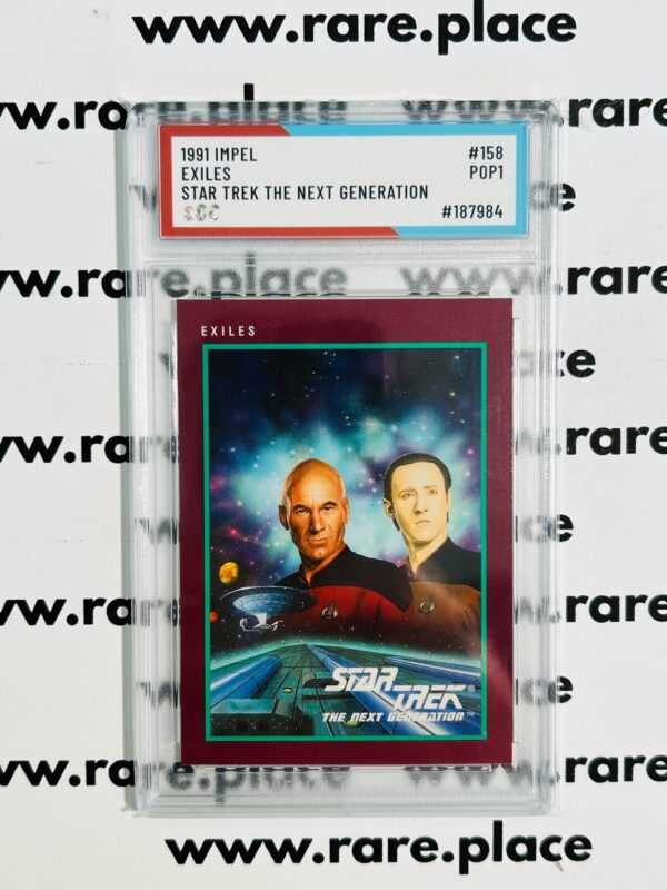 1991 Impel Exiles Star Trek The Next Generation #158 SOC POP1