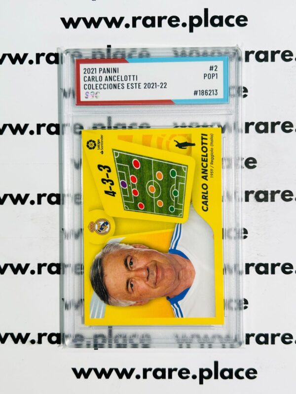 2021 Panini Carlo Ancelotti Colecciones Este 2021-22 #2 SOC POP1