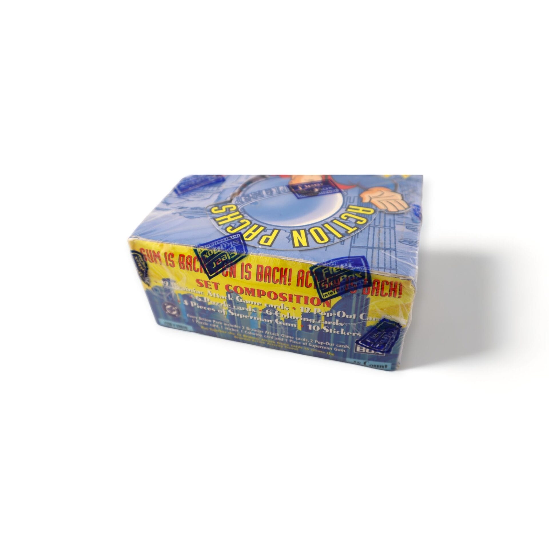 1996 Superman Action Packs Game Box 48 Packs Wax Sealed Box FLEER/SKYBOX - Image 3