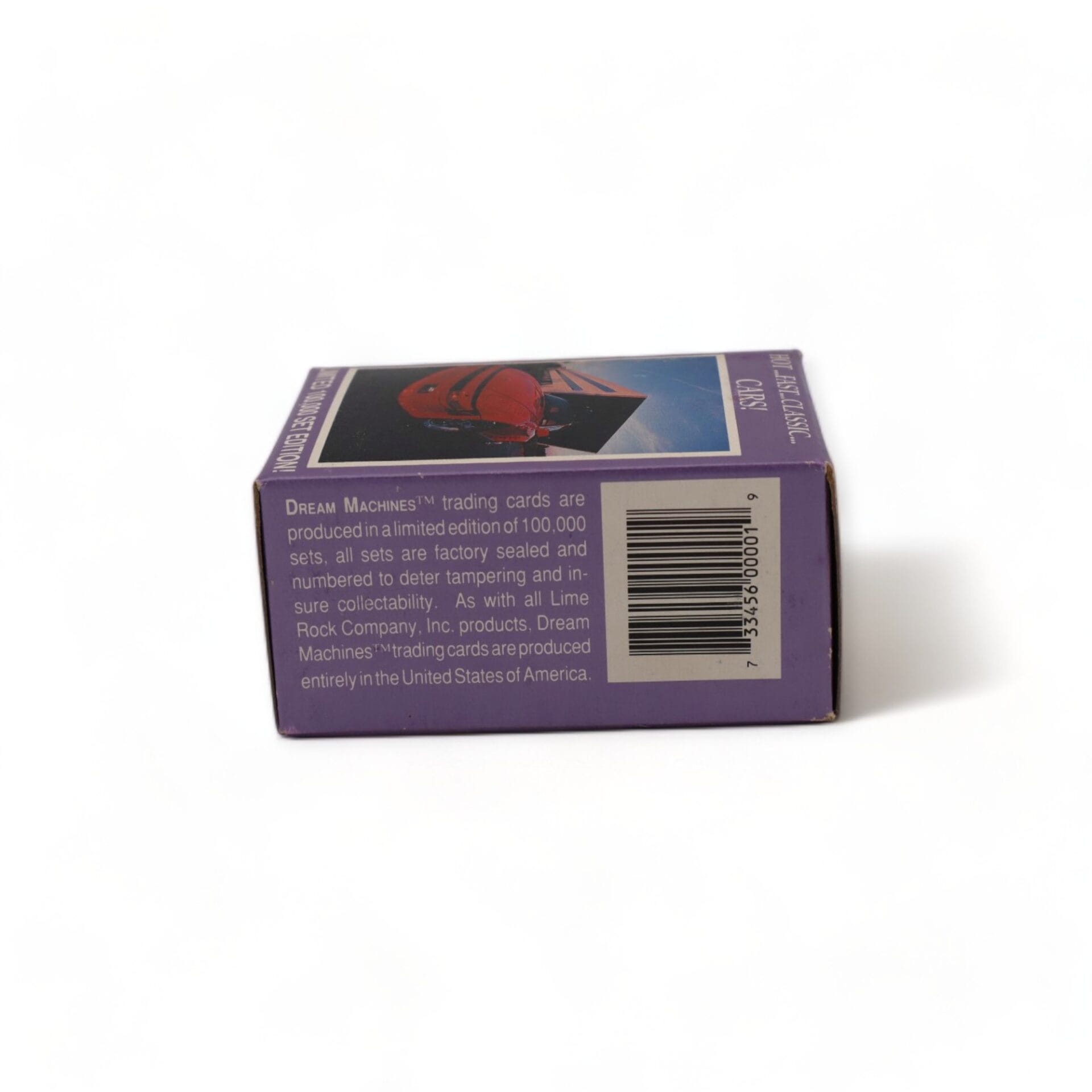 1991 Dream Machines Complet Set Full Color Cards Limited Edition Wax Sealed Box LIME ROCK - Image 5