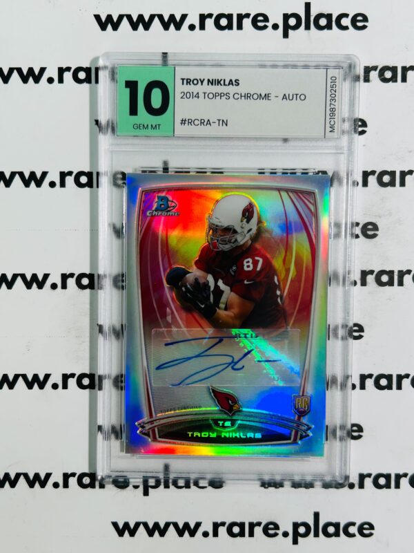 2014 Topps Chrome - Auto Troy Niklas #RCRA-TN GEM MT 10