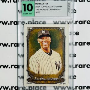 2024 Topps Allen & Ginter Derek Jeter The World's Champions #175 GEM MT 10
