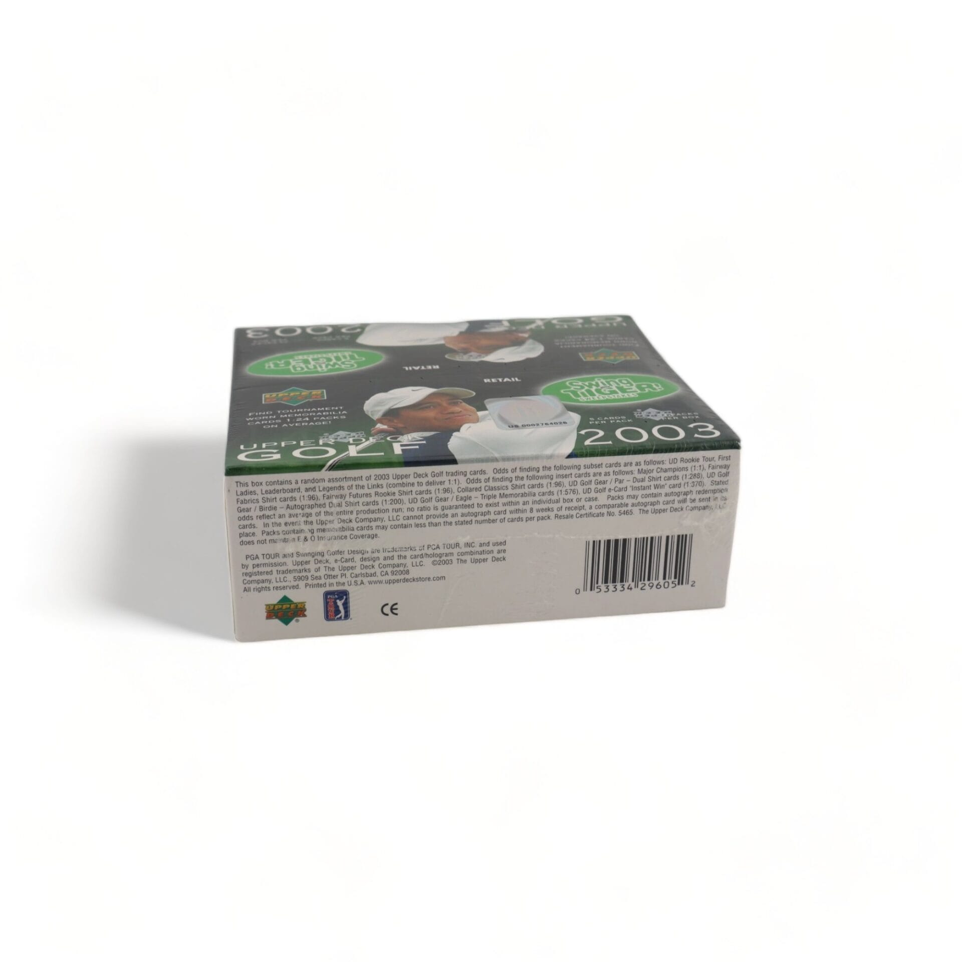 2003 Golf Cards UPPER DECK Wax Sealed Box - Image 3