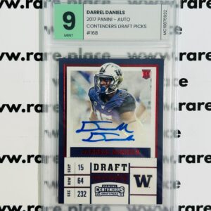 2017 Panini - Auto Darrel Daniels Contenders Draft Picks #168 MINT 9