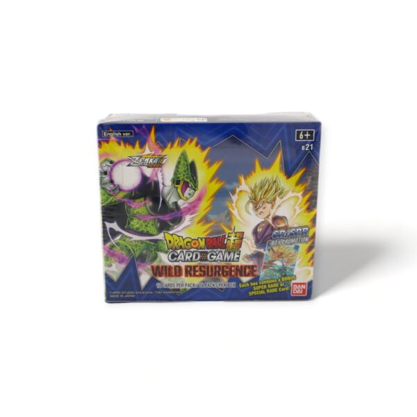 2023 Dragon Ball Super Card Game BT21 Wild Resurgence Wax Sealed Box BANDAI